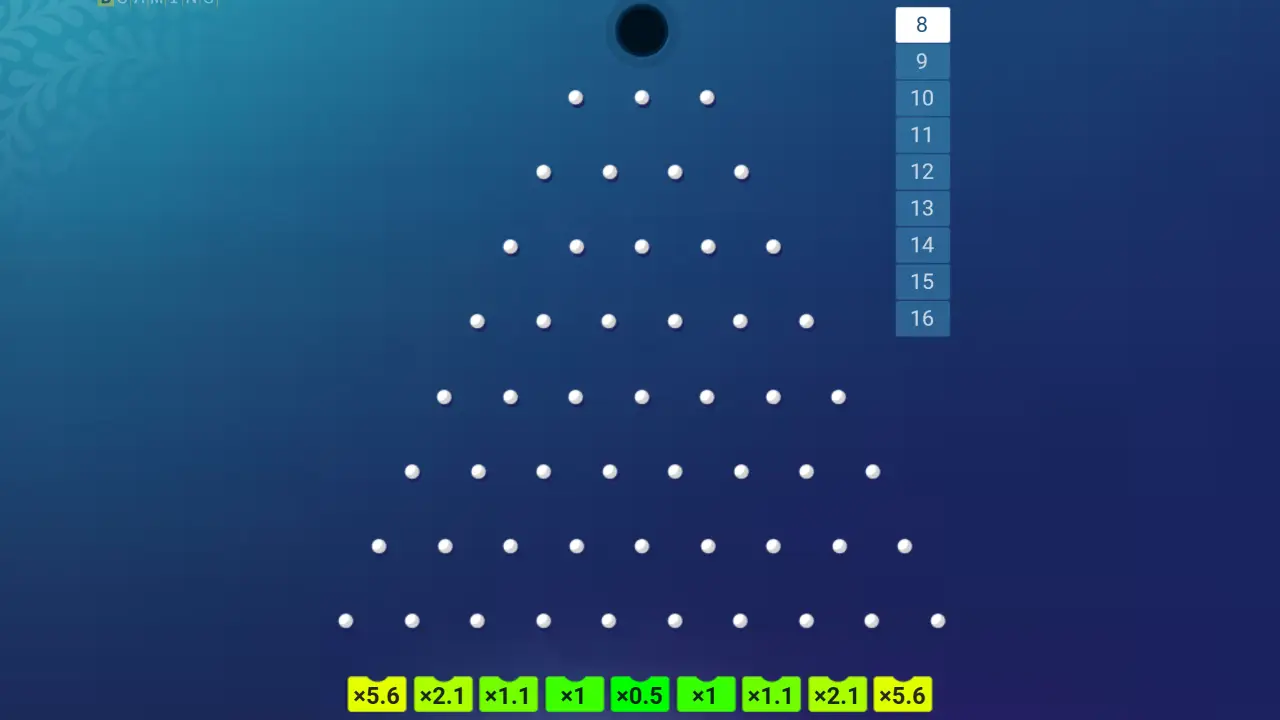 Fair Plinko game